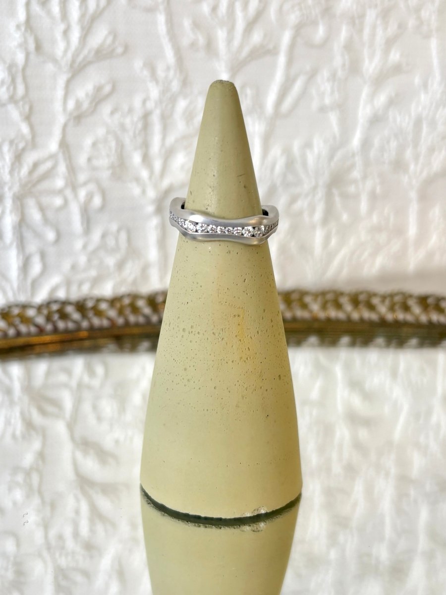 Sultry 18K White Gold Ring w/ .9CT Diamonds - Made X Hudson