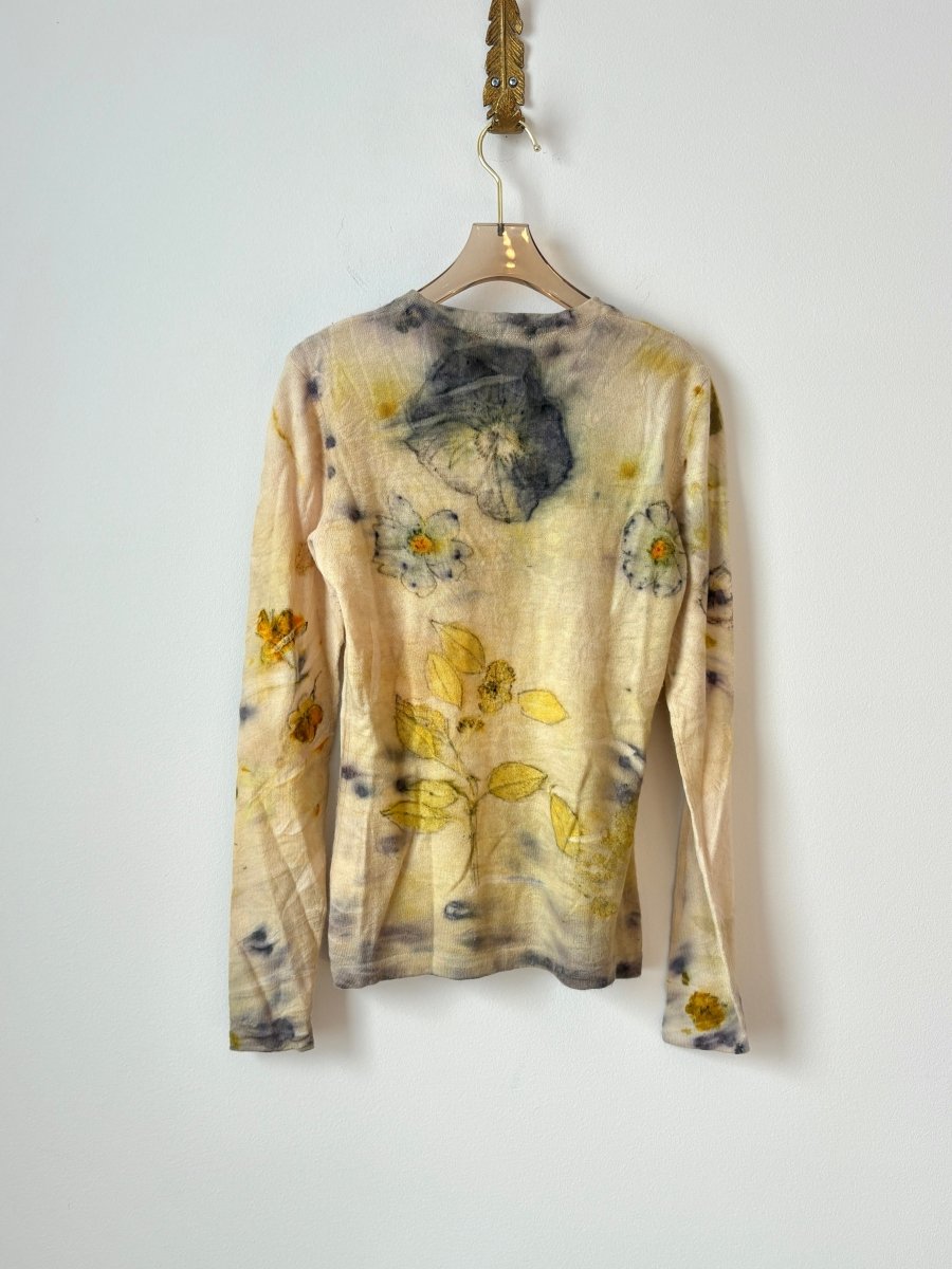 Lotus Bloom Cashmere Sweater (Reworked) - Made X Hudson