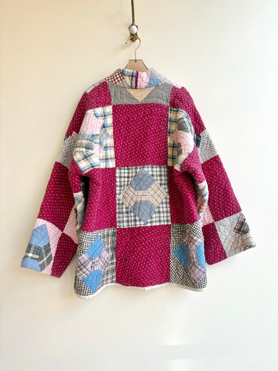 Heirloom Quilt Coat (Red Multi Color) - Made X Hudson