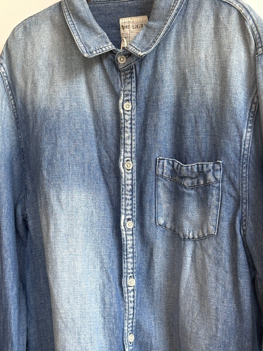 The Shirt | Denim Button Down Shirt (Vintage) - Made X Hudson