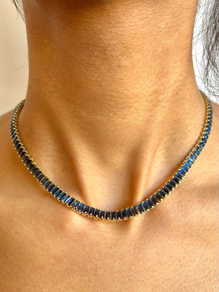 Cubic Zirconia (CZ) Tennis Necklace (Multiple Styles) - Made X Hudson