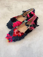 Rudi Babouche Mary Janes “Keir” Pink and Smoke (Size 37) - Made X Hudson