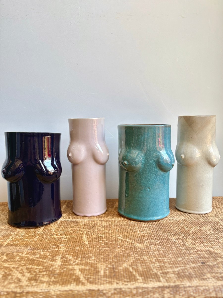Stoneware Boob Vases - Made X Hudson