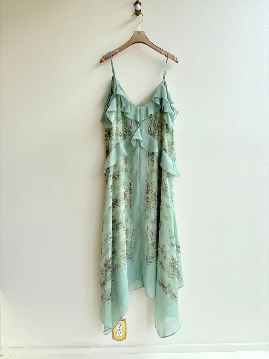 BCBG Max Azria | Celadon Ruffled Maxi Dress (Vintage) - Made X Hudson