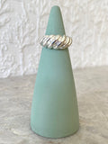 Dome Croissant Ring | Sterling Silver & Brass (Matte or Polished) - Made X Hudson