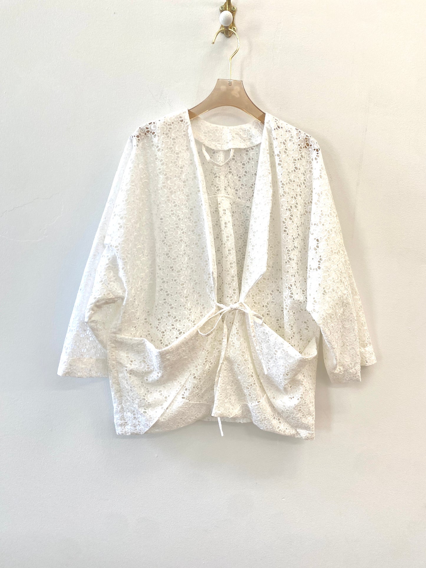 White Lace Chore Jacket