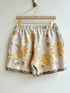 Sunflower Khaki Linen Town Shorts - Made X Hudson