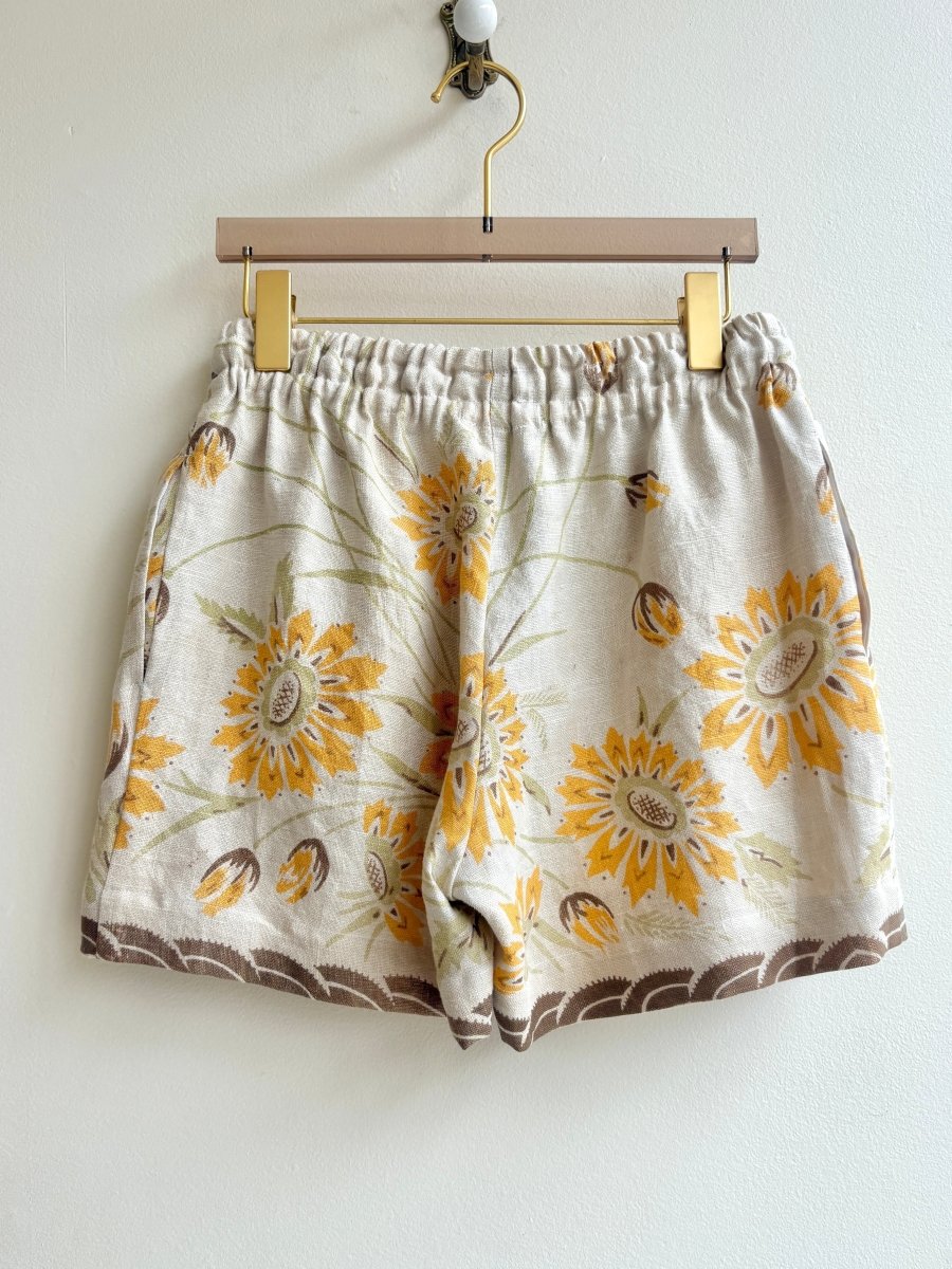 Sunflower Khaki Linen Town Shorts - Made X Hudson