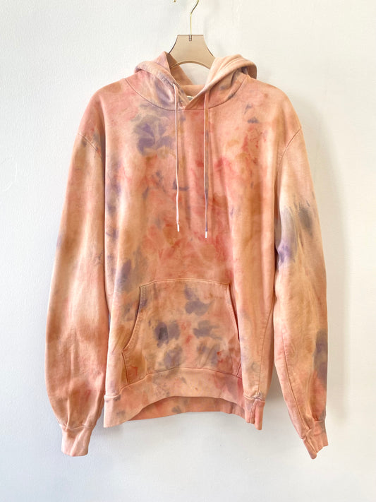 Pink & Purple Marbled Hoodie (Reworked)