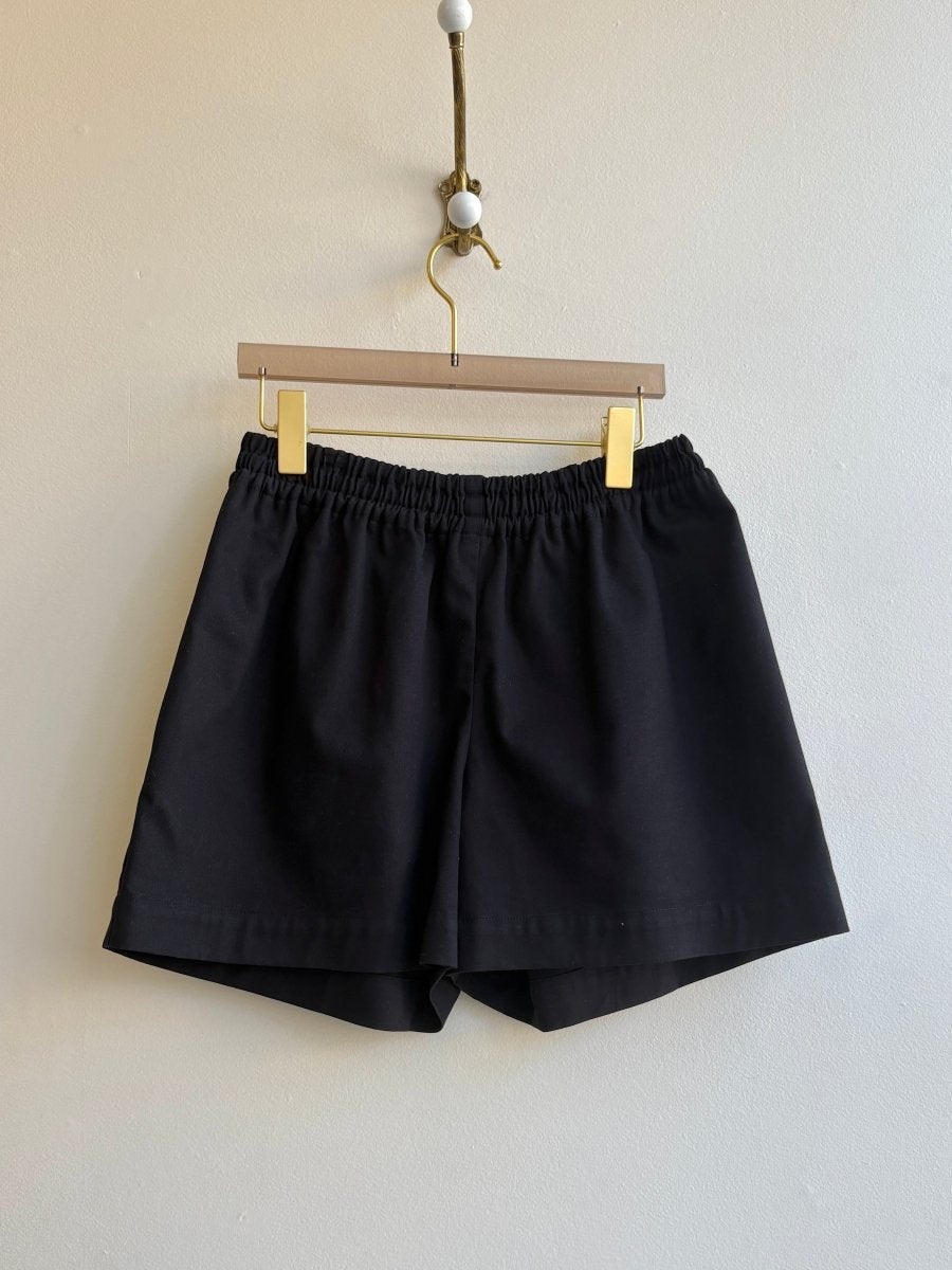 Black Hemp - Cotton Canvas Town Shorts - Made X Hudson