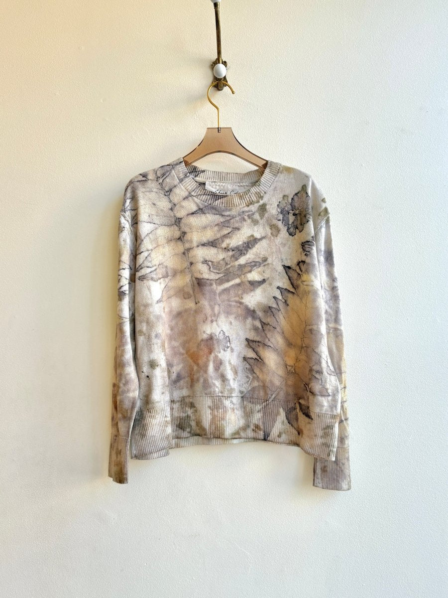 Eco Printed Crew Neck Sweater (Reworked) - Made X Hudson