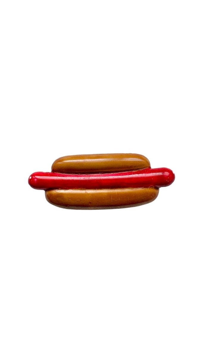 Hot Dog Pin Brooch (Vintage) - Made X Hudson