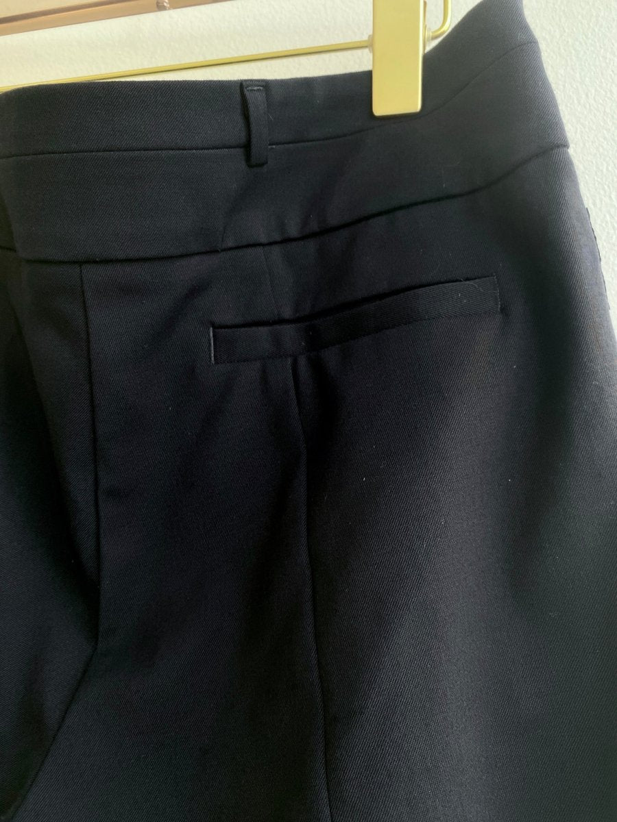 Armani Jeans | Deep Navy Trousers w/ Zip - up Ankles (Vintage) - Made X Hudson