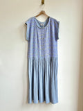 Handwoven Dress in Hydrangea - Made X Hudson