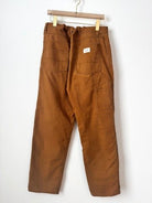Ochre and Charcoal Floral Double Knee Jeans | Hand Painted (Reworked) - Made X Hudson