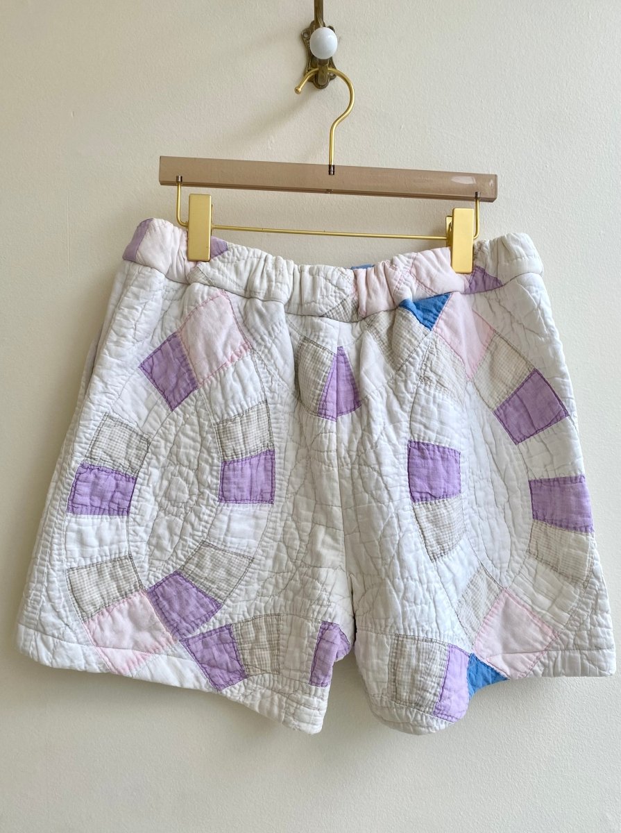 Faded Wedding Rings Quilted Shorts - Made X Hudson