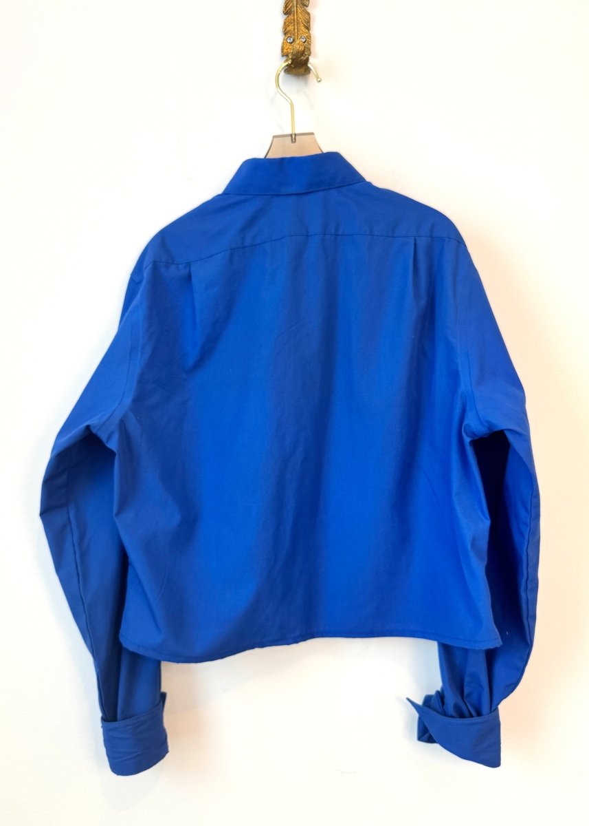 The Vale Shirt in Bright Sapphire (Reworked) - Made X Hudson