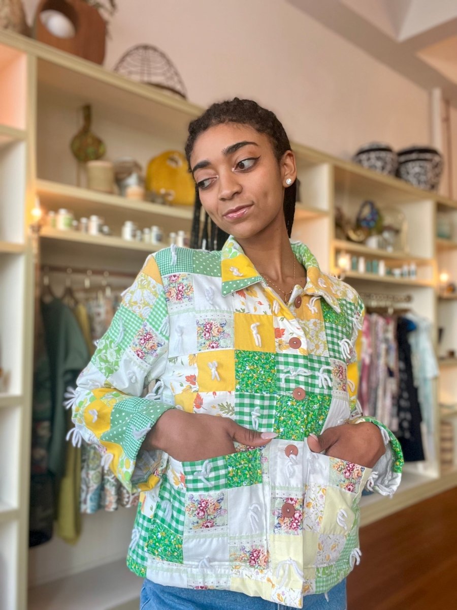 Garden Checker Quilted Chore Jacket - Made X Hudson