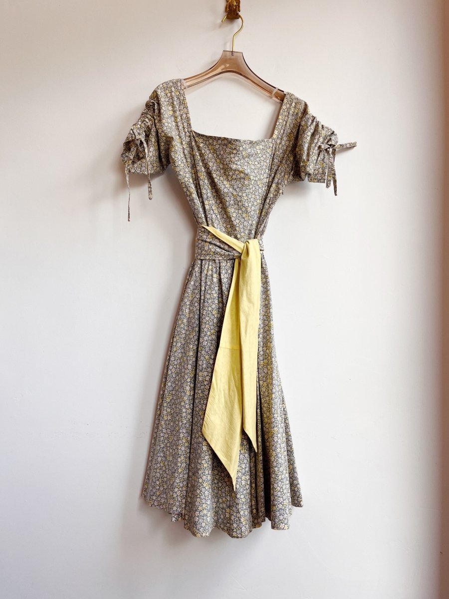 Floral Print Evelyn Day Dress (Vintage) - Made X Hudson