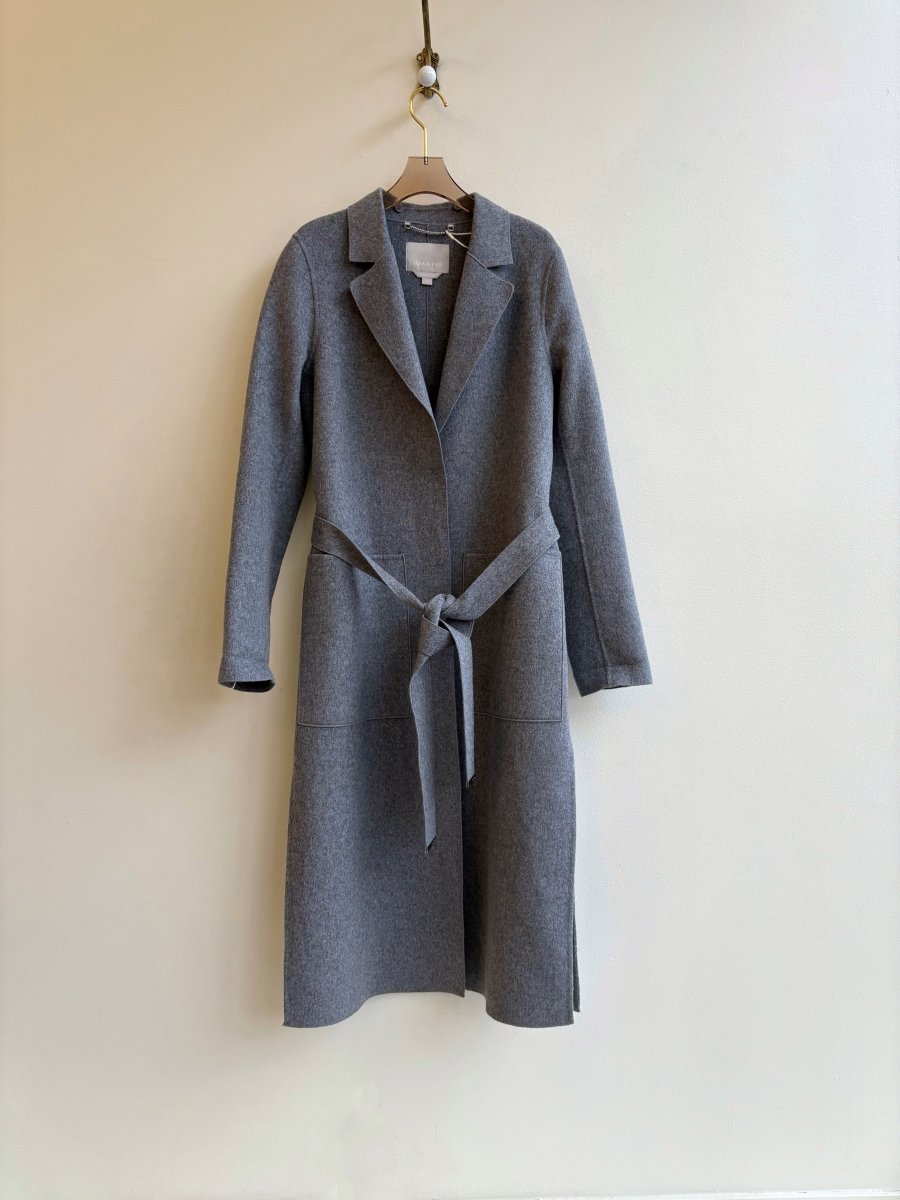 Soia & Kyo | Cloud Grey Mixed Wool Coat (Vintage) - Made X Hudson