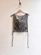Hand Embroidered Chester with Collar | Grey Linen - Made X Hudson