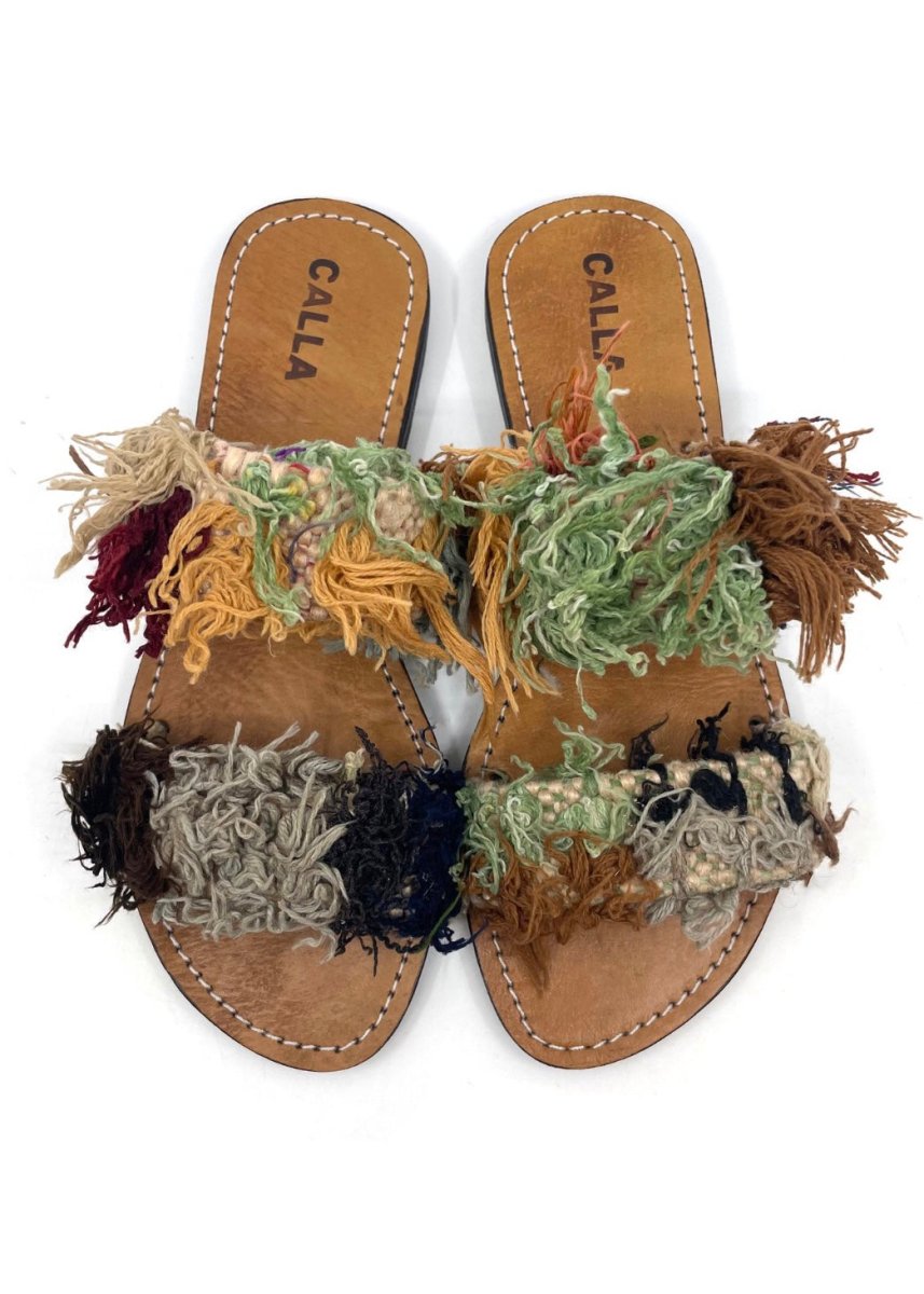 Hali Sandals “Cintli” In Colors Grey, Black, Gold, Brown (Size 42) - Made X Hudson