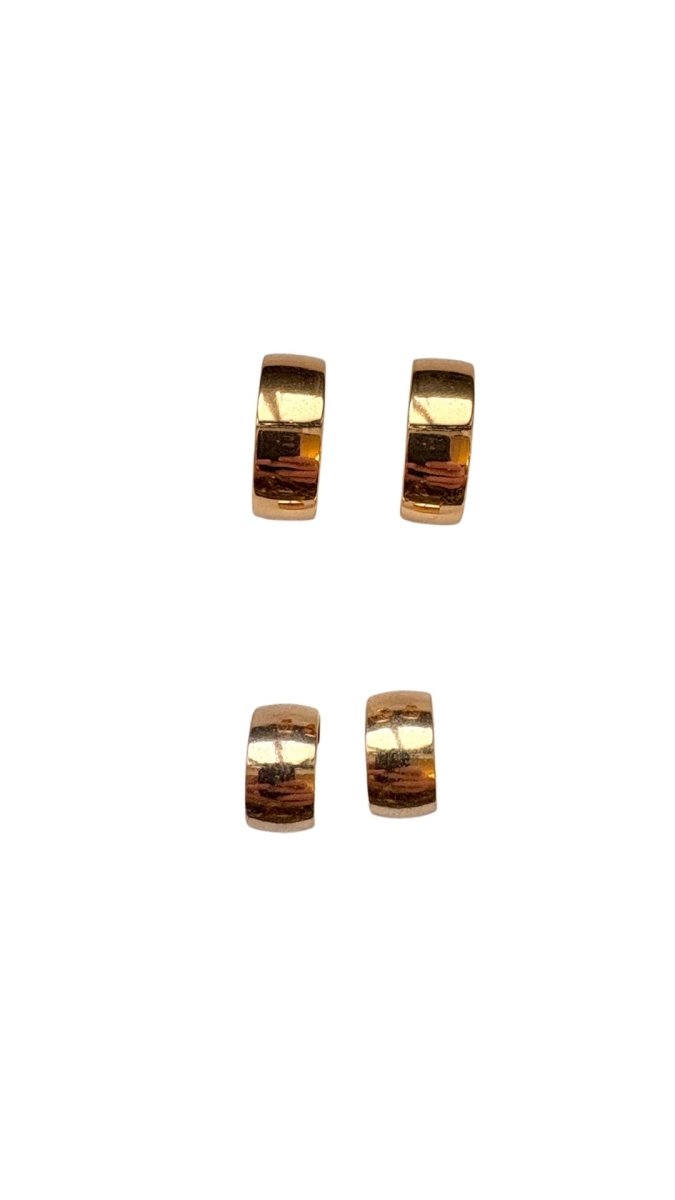 Wide Hoop Earrings (Vintage) - Made X Hudson