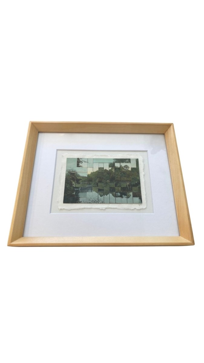 Altered & Recombined Vintage Photo - Postcards Art by Carole Kunstadt - Made X Hudson