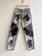 "Haven" Jeans Distressed Black and Stone Denim (Reworked) - Made X Hudson