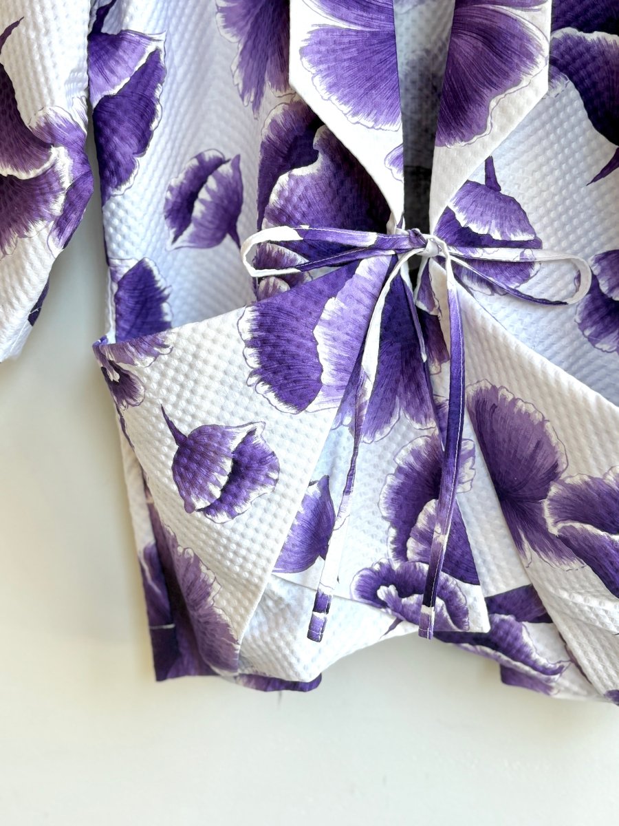 Purple Floral Chore Jacket - Made X Hudson