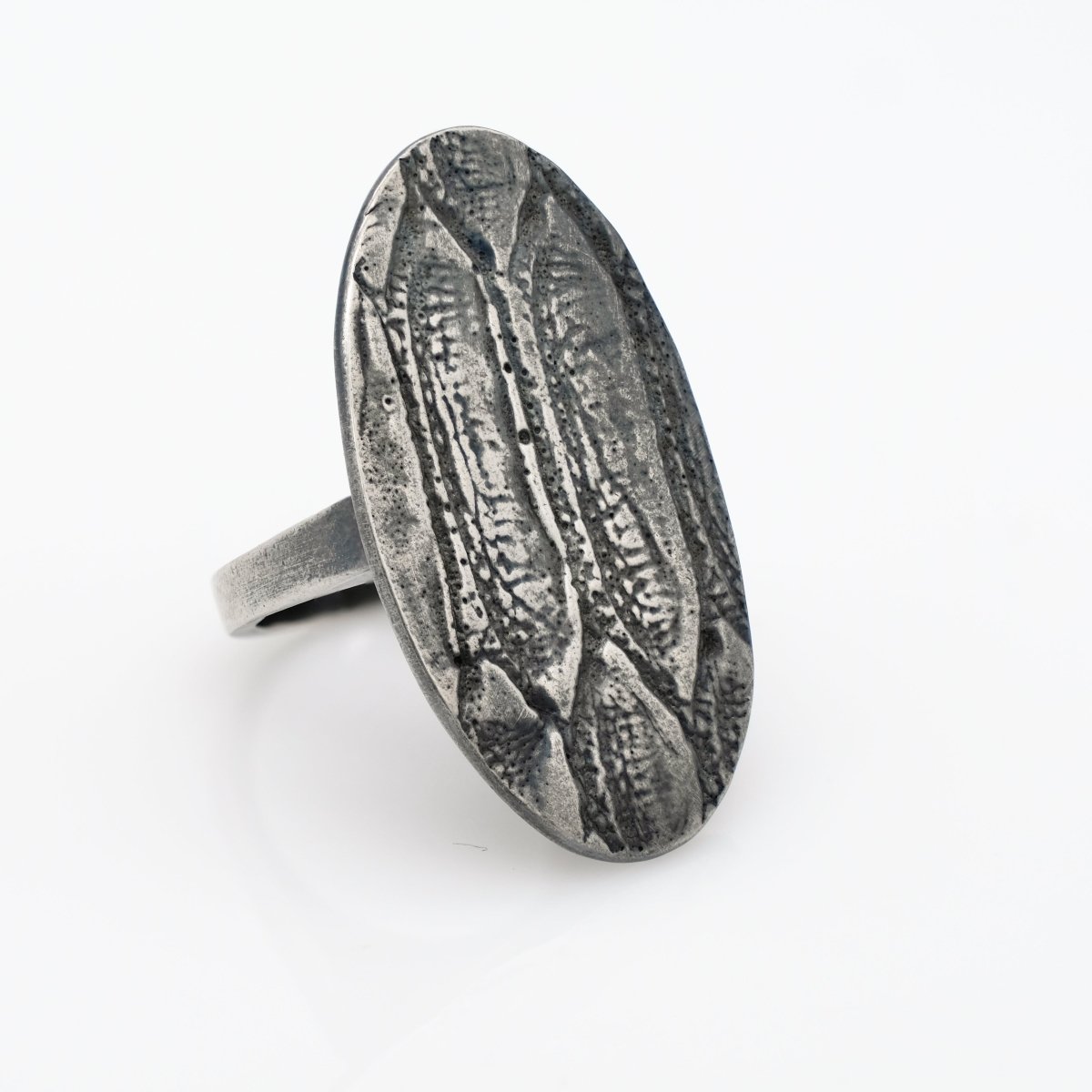 Oval Snake Scale Ring - Made X Hudson