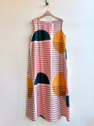 Dotted Sunrise Sleeveless Long Dress - Made X Hudson