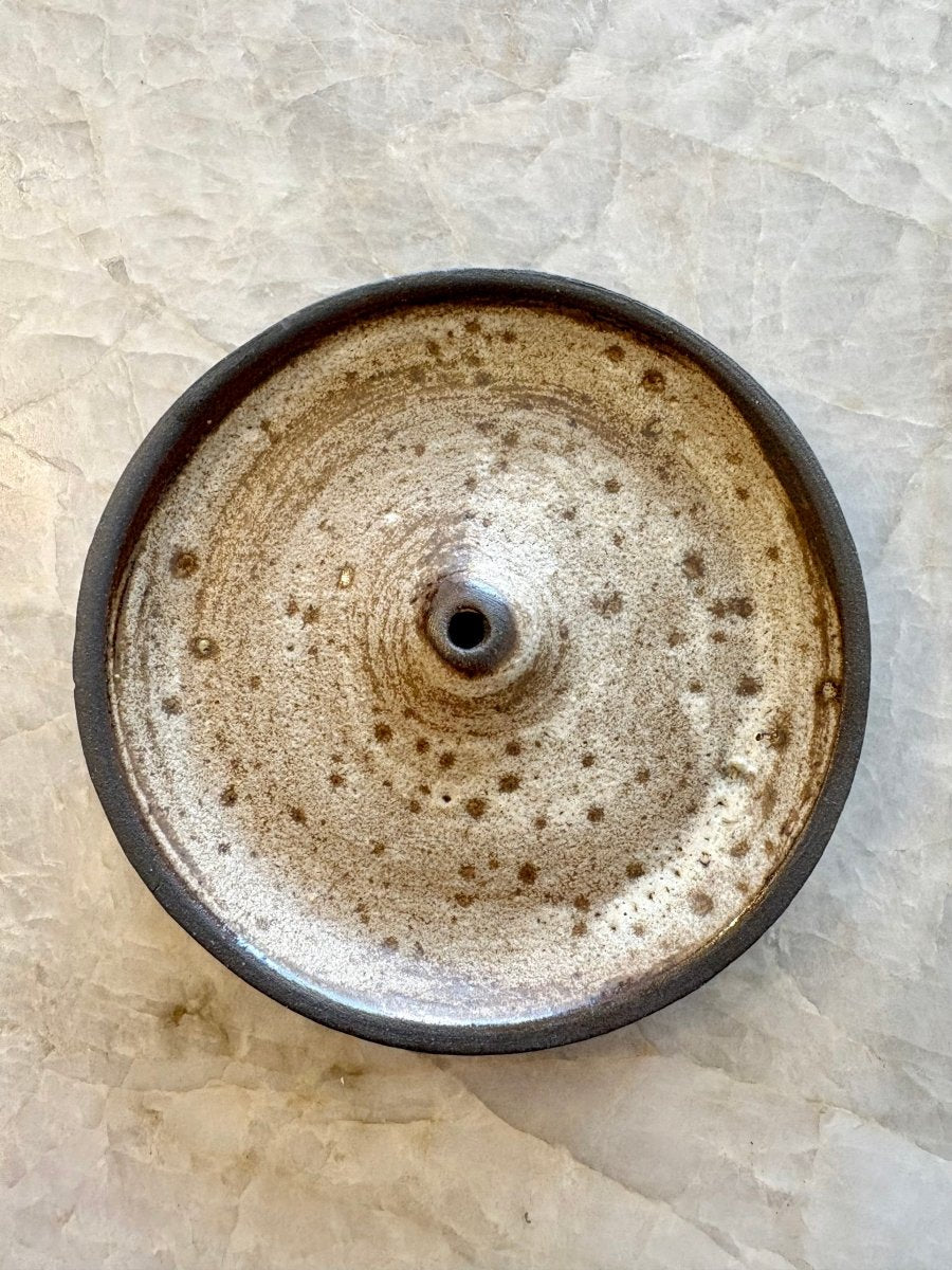 Brown & Cream Spotted Incense Holder - Made X Hudson