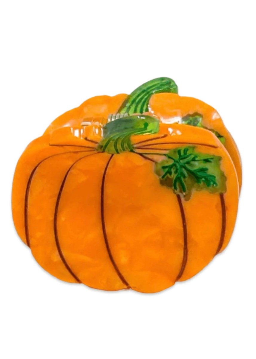 Mini Pumpkin Hair Claw Clip - Made X Hudson