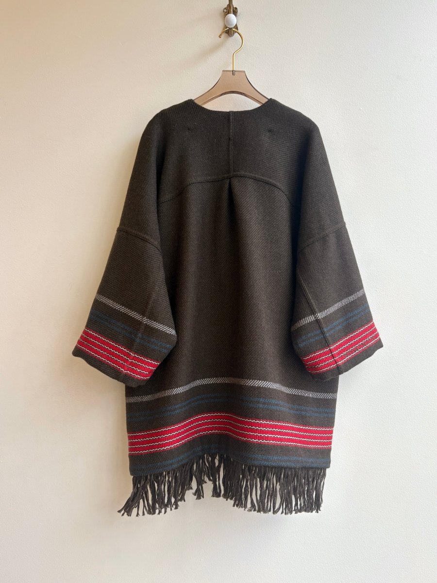 Moss Pendleton Wool Chore Jacket w/ Fringe - Made X Hudson
