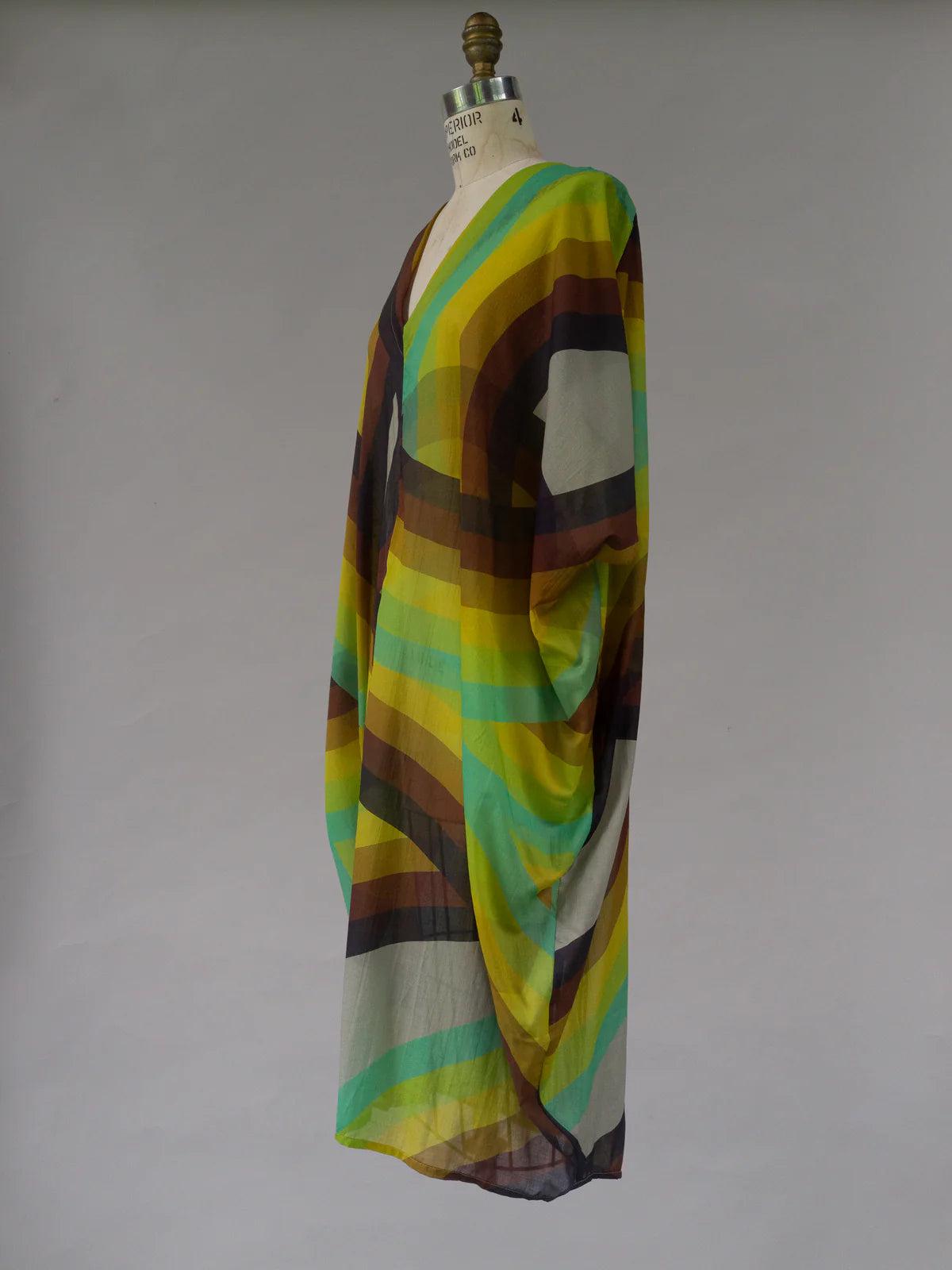 Rainbow Saturn Print Kaftan - Made X Hudson