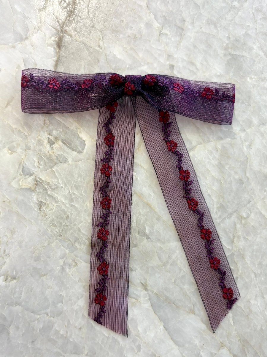 Somewhere Single Lace Bow Hair Clips (More Colors) - Made X Hudson