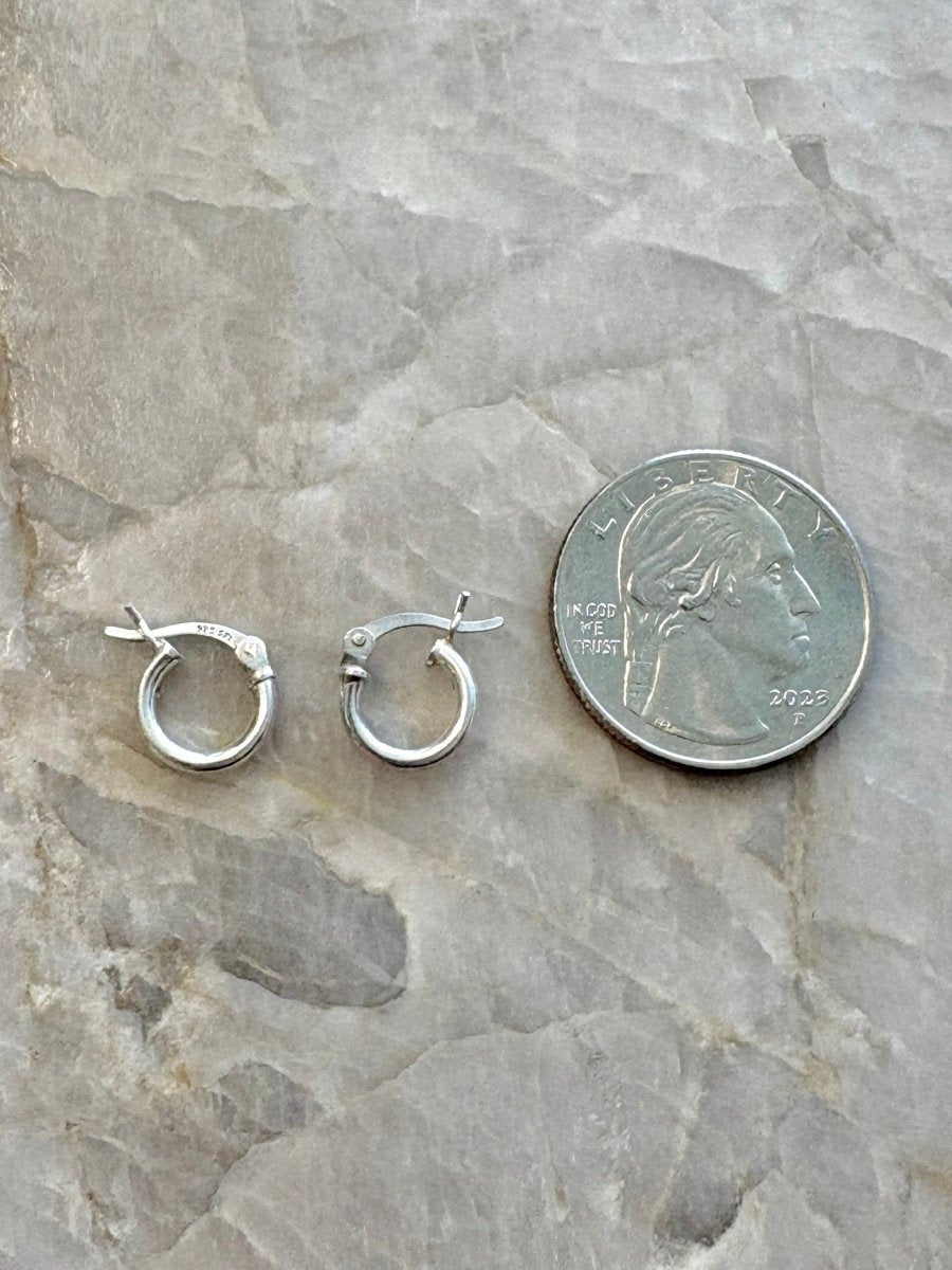 Sterling Silver Tube Hoops - Made X Hudson