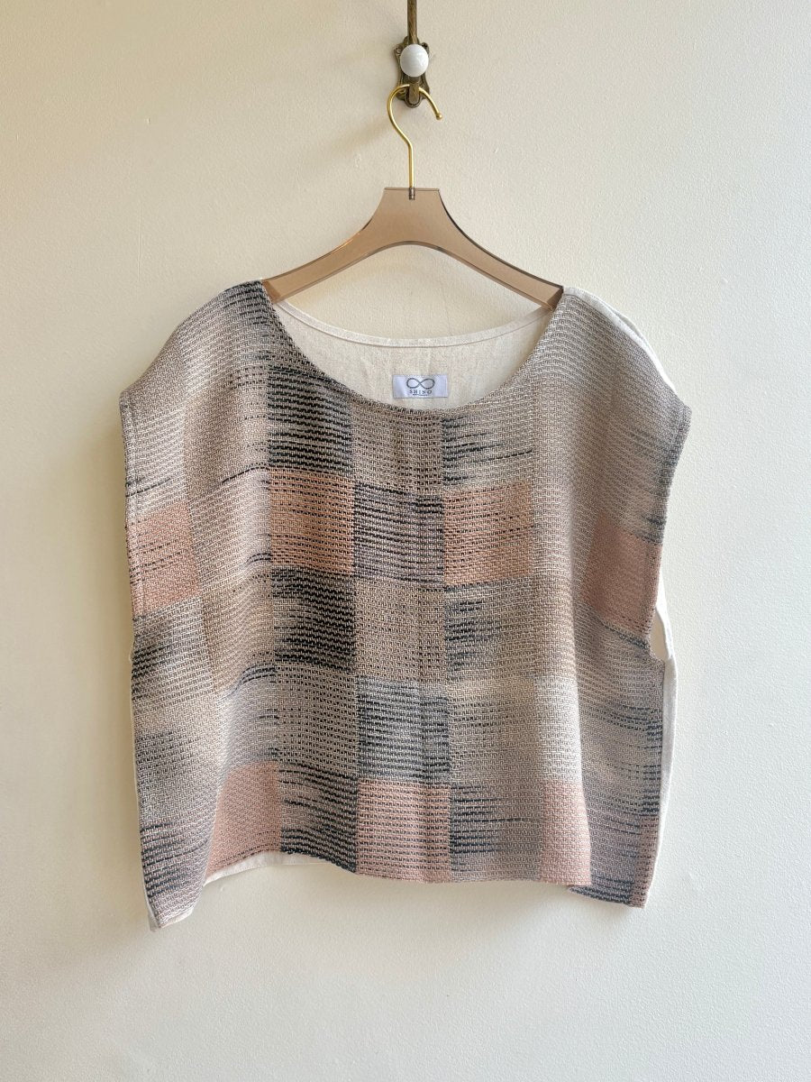 Handwoven Blouse in Ecru - Made X Hudson