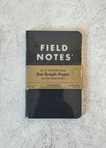 Field Notes Black Cover 3 Pack (Multiple Styles) - Made X Hudson