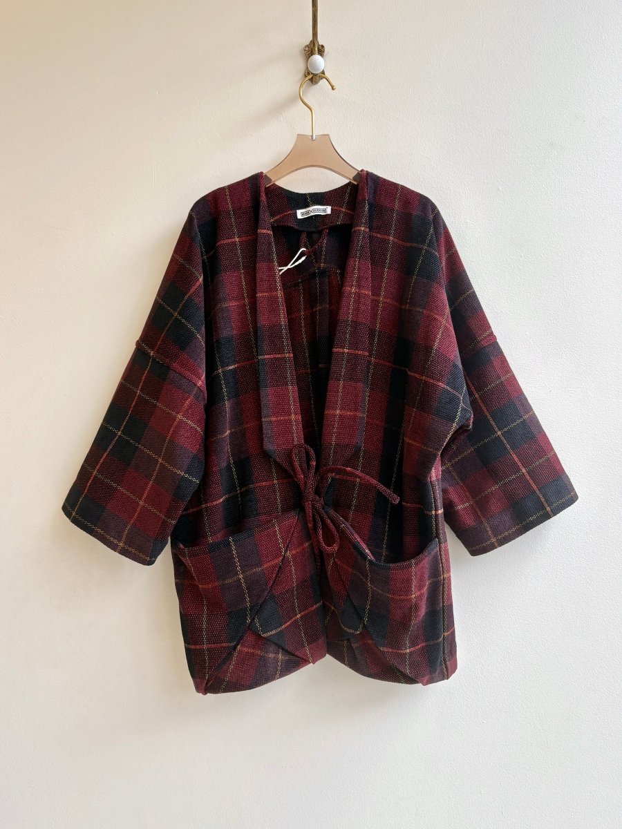 Red Plaid Chore Jacket - Made X Hudson