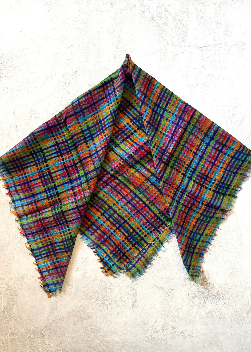 Cashmere Gauze Square Scarfs (Multiple Styles)