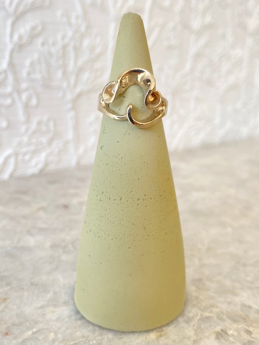 Brass Fancy Curlicue Ring - Made X Hudson