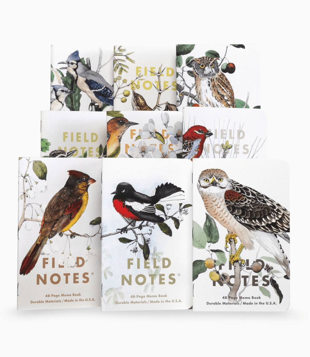 Field Notes Birds of North America 3-Pack (Multiple Styles) - Made X Hudson