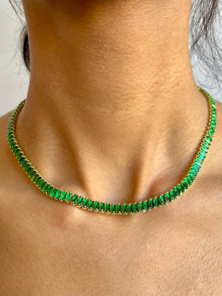 Cubic Zirconia (CZ) Tennis Necklace (Multiple Styles) - Made X Hudson