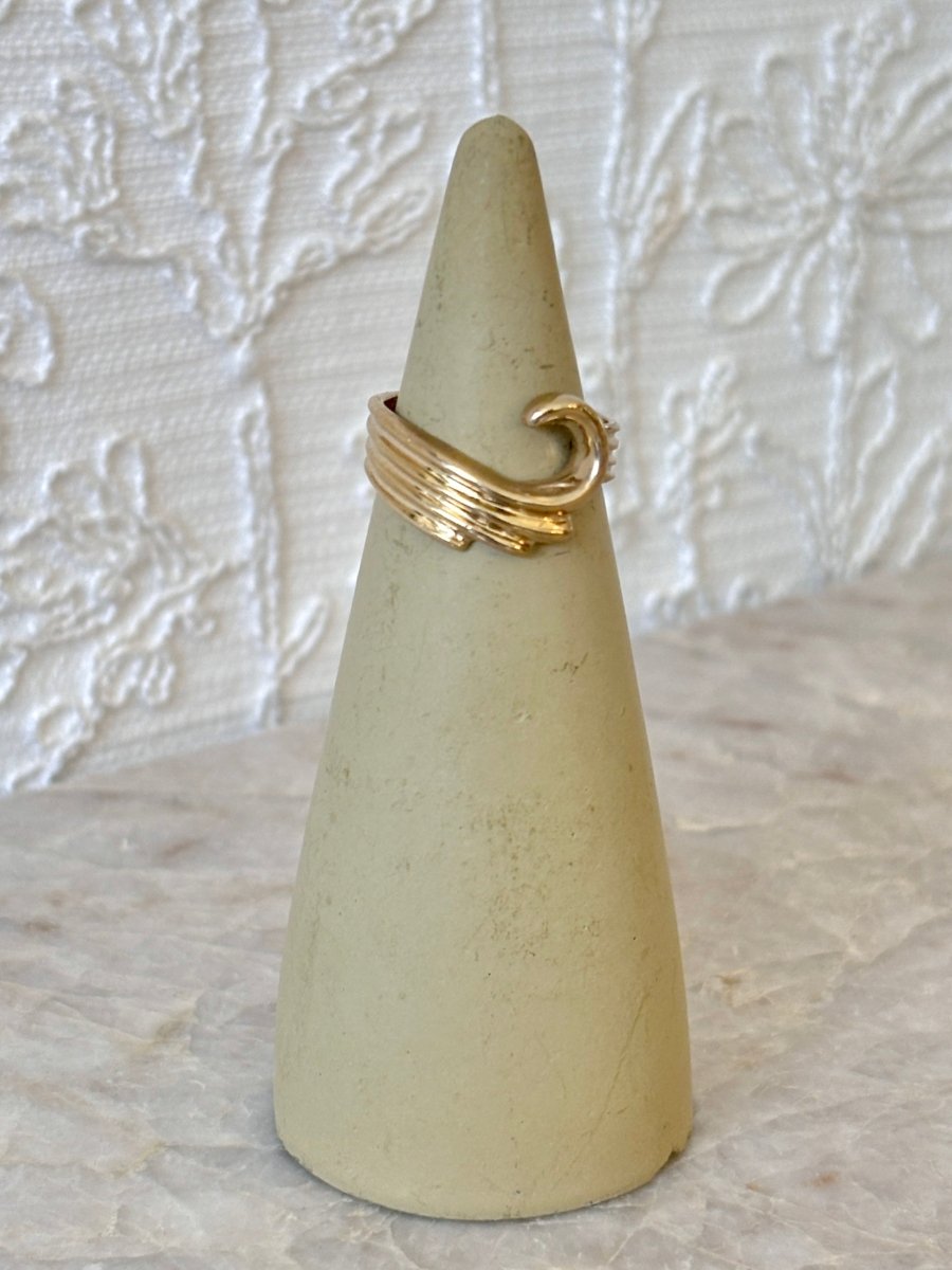 Big Wave Ring | Sterling Silver or Brass (Matte or Polish) - Made X Hudson