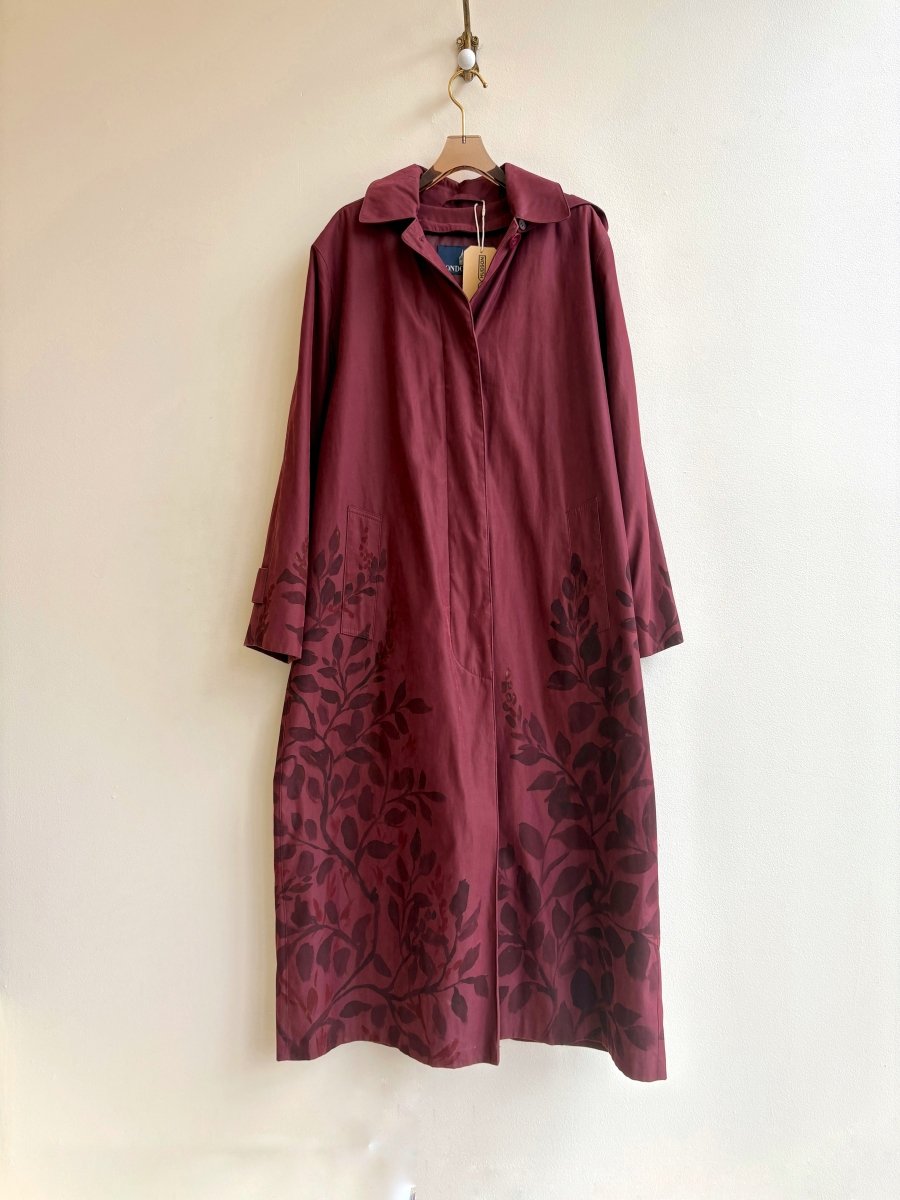Smokebush Trench in Plum | Hand Painted (Reworked) - Made X Hudson