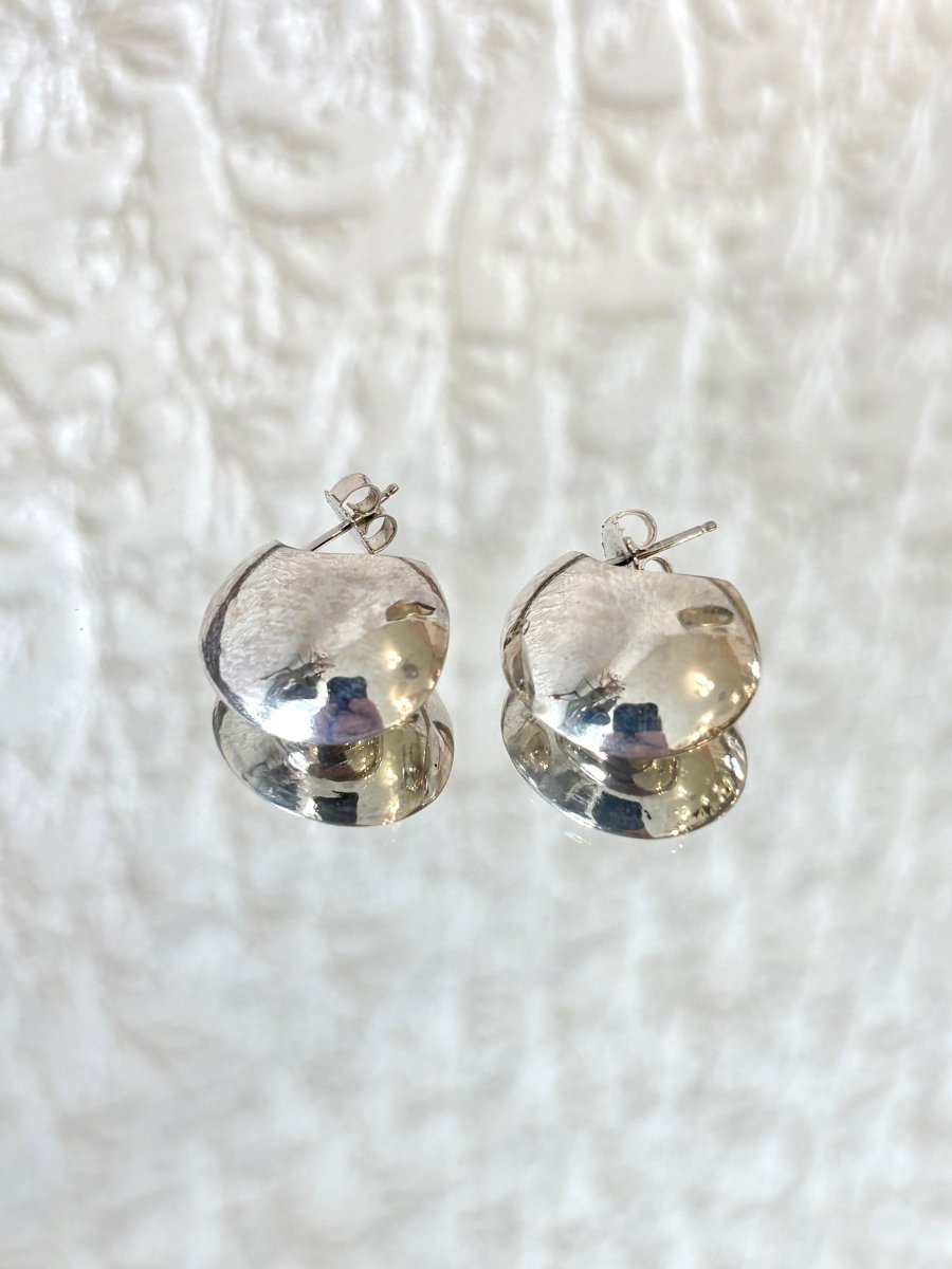 Nautilus III Sterling Silver Earrings - Made X Hudson