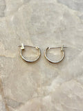 Yellow Gold Hoops | Pure 10k Yellow Gold Earrings - Made X Hudson