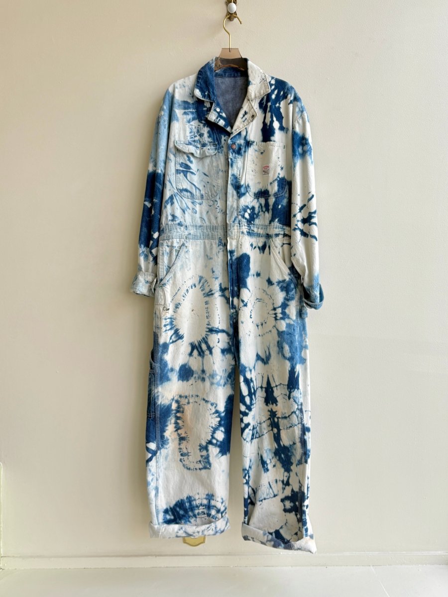 Vintage Hand Dyed Denim Coveralls (Reworked) - Made X Hudson